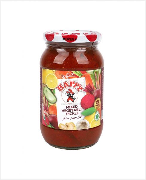 HAPPY MIXED VEGETABLE PICKLE 400GM