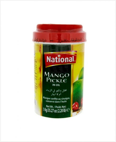 NATIONAL MANGO PICKLE IN OIL 1KG