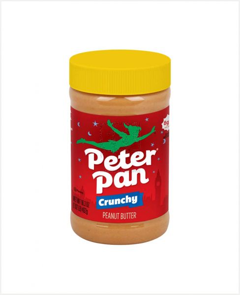 PETER PAN CRUNCHY PEANUT BUTTER 16.3OZ /462GM