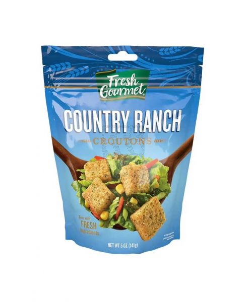 FRESH GOURMET COUNTRY RANCH CROUTONS 5OZ(141GM)