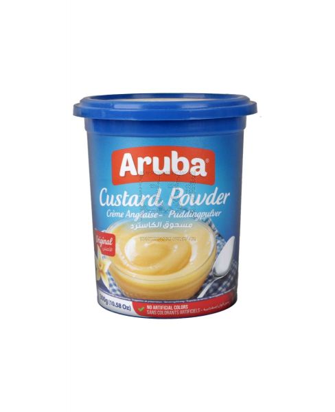 ARUBA CUSTARD POWDER VANILLA 300GM ( TIN )