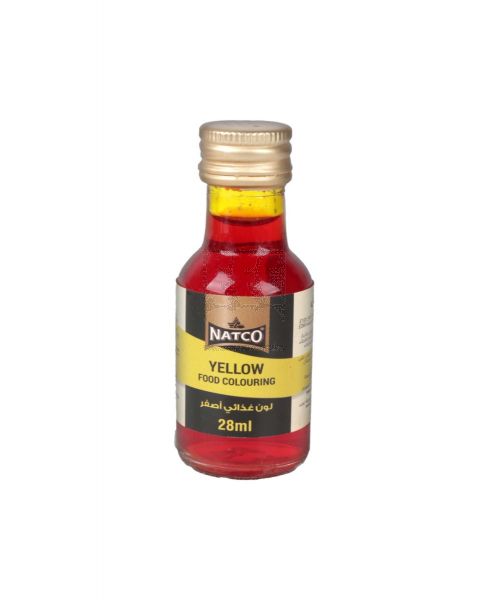 NATCO FOOD COLOUR YELLOW 28ML