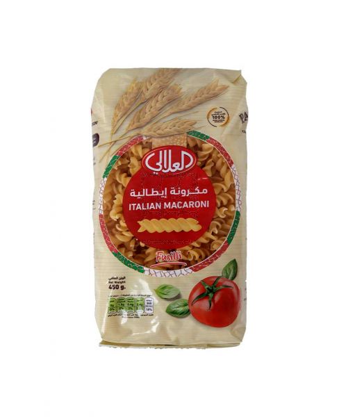 AL ALALI ITALIAN MACARONI FUSILLI 82 450GM