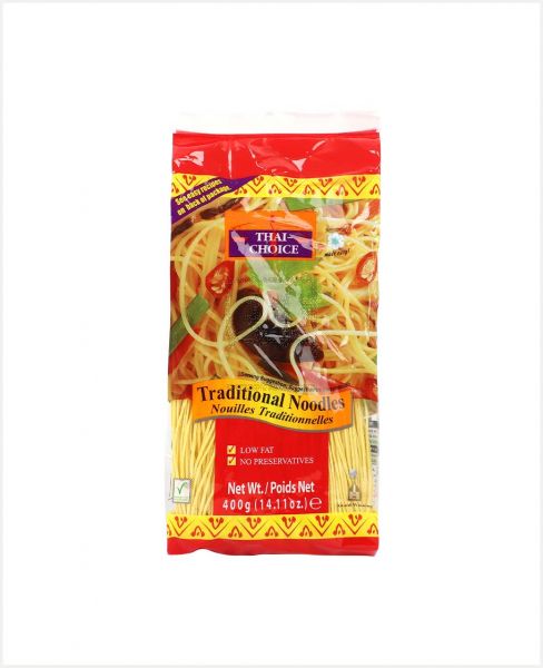THAI CHOICE TRADITIONAL (YELLOW) NOODLES 400GM