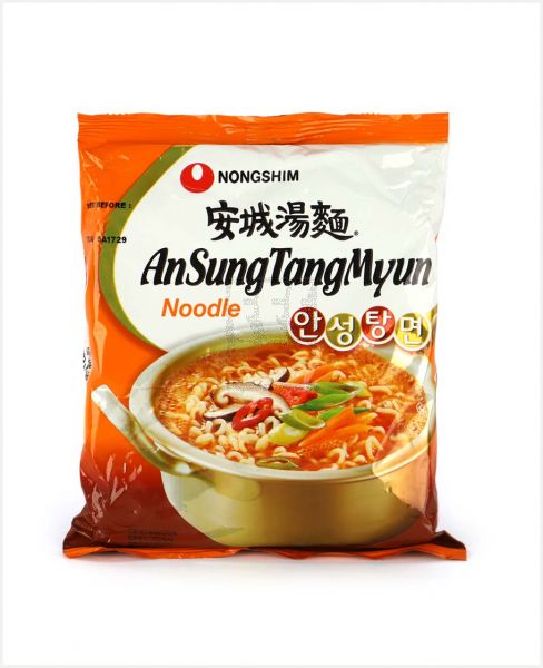 NONGSHIM ANSUNGTANGMYUN NOODLE SOUP HOT&SPICY 125GM