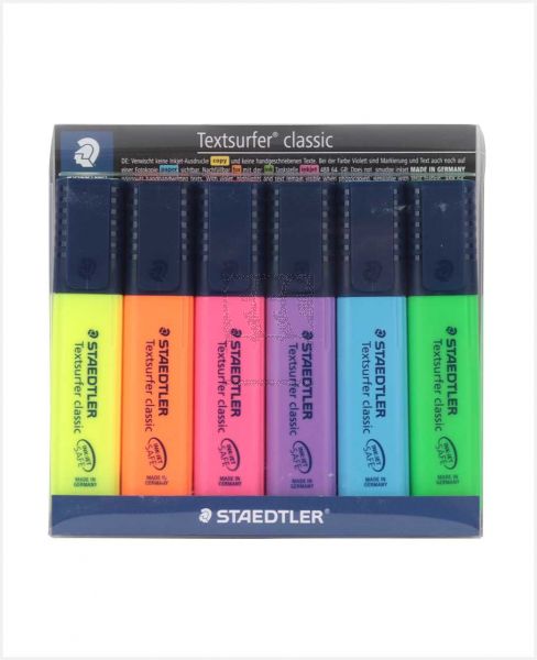 STAEDTLER HIGHLIGHTER 6PCS COLOR#364 WP6