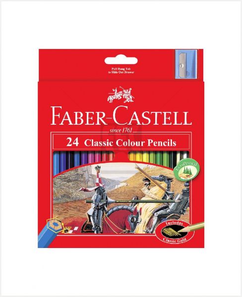FABER CASTELL 24 CLASSIC COLOUR PENCILS #115854