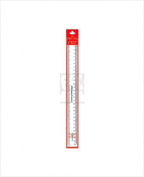 FABER CASTELL SCALE 30CM #171220