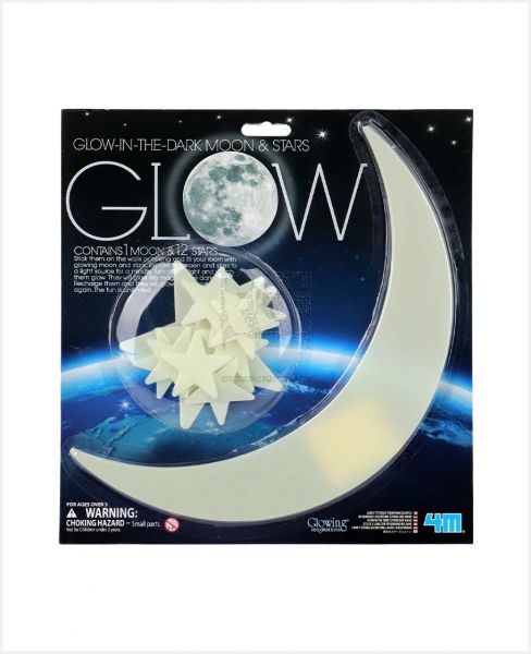 4M GLOW IN THE DARK MOON AND STARS 00-05215