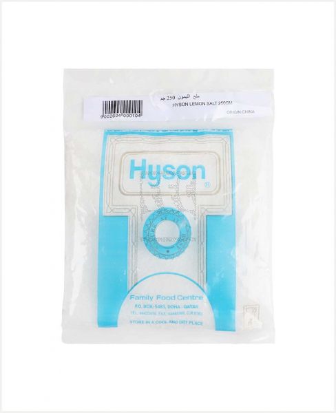 HYSON LEMON SALT 250GM.