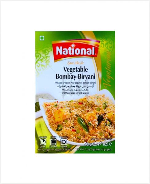 NATIONAL SPICE MIX FOR VEGETABLE BOMBAY BIRYANI 70GM