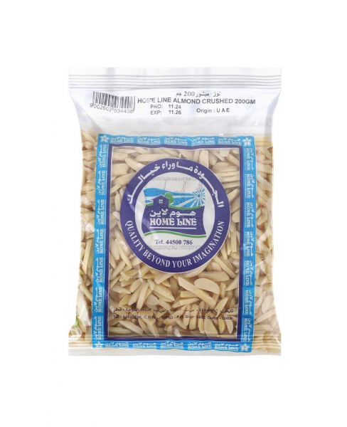 HOME LINE ALMOND CRUSHED 200GM