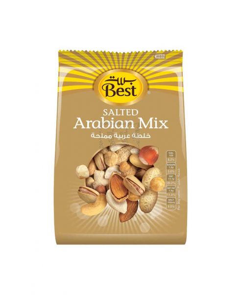BEST SALTED ARABIAN MIX NUTS POUCH 300GM