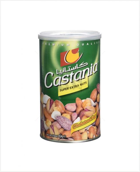 CASTANIA MIXED SUPER EXTRA NUTS 450GM TIN CS-003