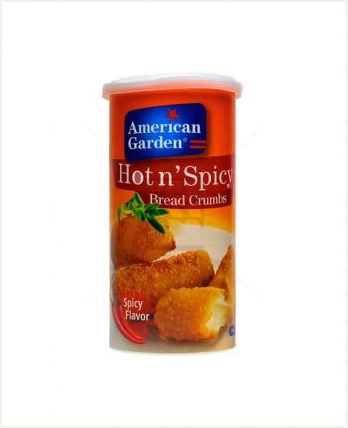 AMERICAN GARDEN HOT AND SPICY BREAD CRUMBS 15OZ/425GM