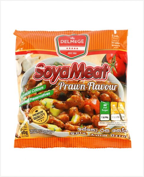 DELMEGE SOYA MEAT PRAWN FLAVOUR 90GM