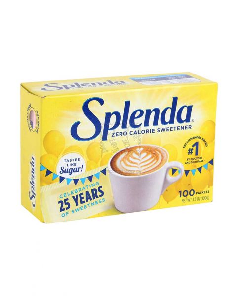 SPLENDA ZERO CALORIE SWEETENER 100PACKET 3.5OZ(100GM)