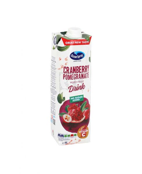 OCEAN SPRAY CRANBERRY & POMEGRANATE JUICE DRINK 1LTR