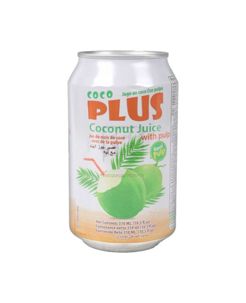 COCO PLUS COCONUT JUICE WITH PULP 310ML
