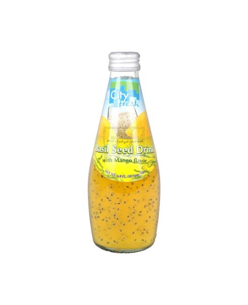 CITY FRESH BASIL SEED IN MANGO DRINK 290ML