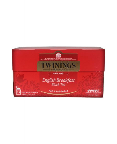 TWININGS ENGLISH BREAKFAST TEA (25'SX2GM) 50GM