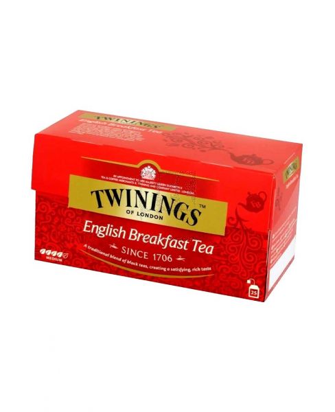 TWININGS ENGLISH BREAKFAST TEA (25'SX2GM) 50GM