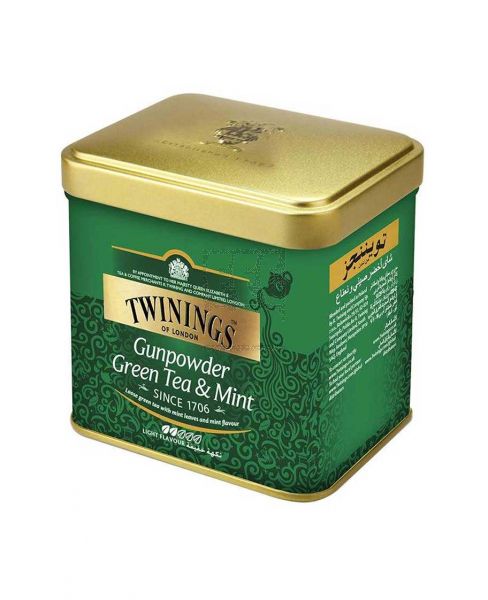 TWININGS GOLD GUNPOWDER GREEN TEA (TIN) 200GM