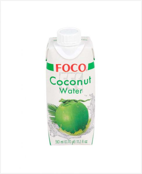 FOCO 100% PURE COCONUT WATER 330ML