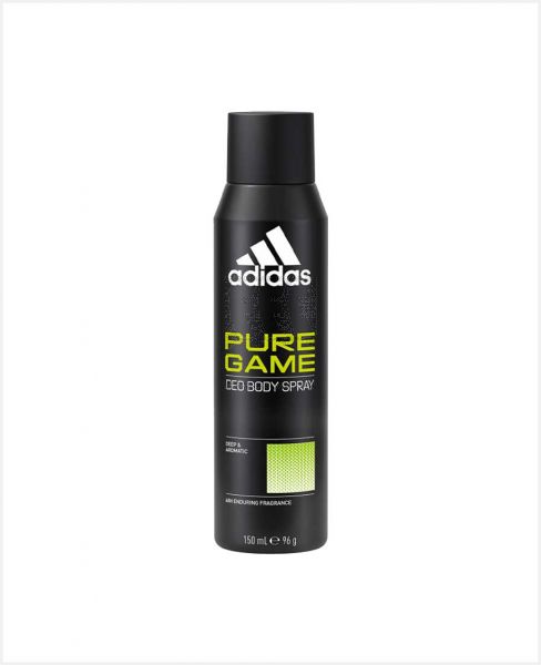 ADIDAS 24H DEO BODY SPRAY PURE GAME 150ML