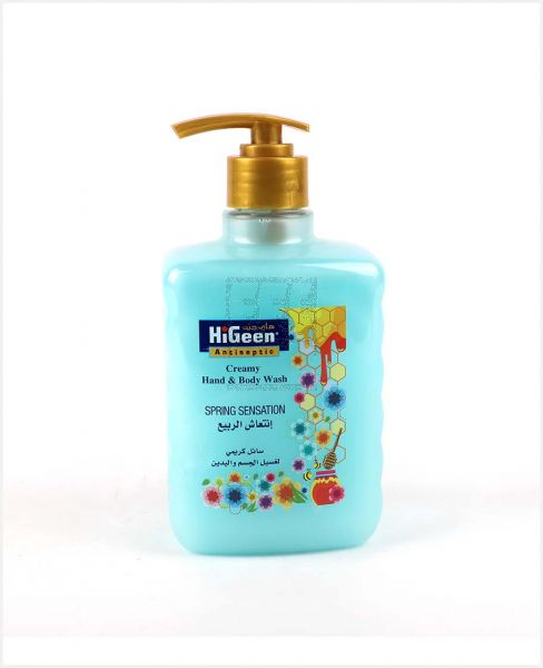HIGEEN ANTISEPTIC HAND & BODY WASH SPRING SENSATION 500ML