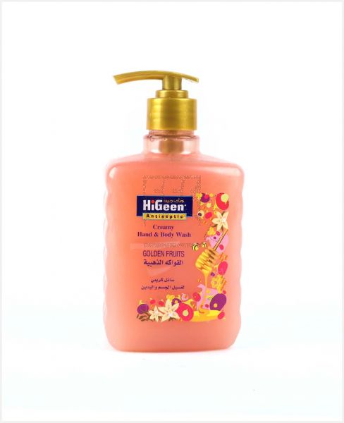 HIGEEN ANTISEPTIC HAND & BODY WASH GOLDEN FRUITS 500ML