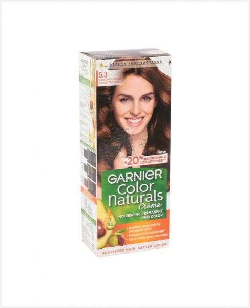 GARNIER COLOR NATURALS LIGHT GOLDEN BROWN 5.3