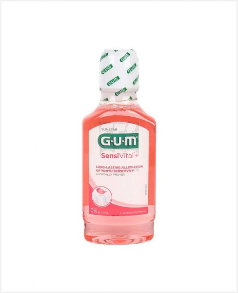 GUM SUNSTAR SENSIVITAL MOUTH RINSE 300ML