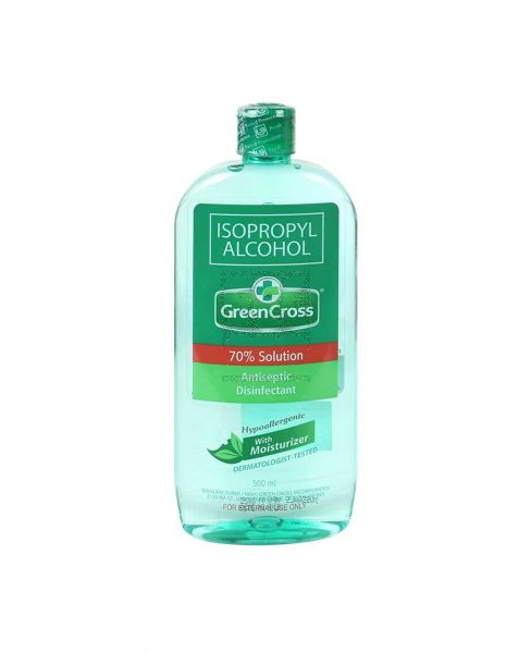 GREEN CROSS ISOPROPYL ALCOHOL W/MOISTURIZER (70%) 500ML