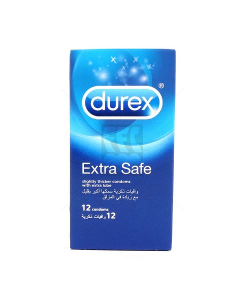 DUREX EXTRA SAFE CONDOMS 12'S