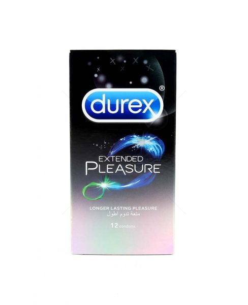 DUREX EXTENDED PLEASURE CONDOMS 12'S