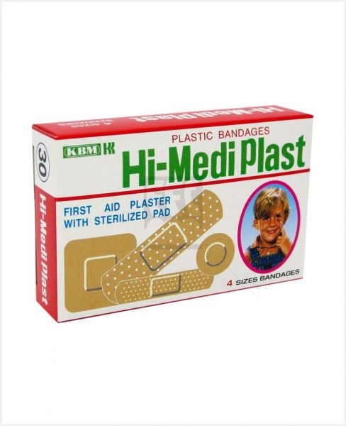 HI-MEDI PLAST PLASTER ASSORTED 30'S
