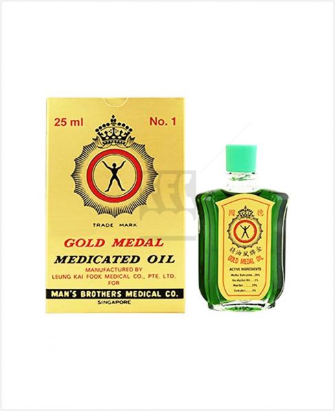 GOLD MEDAL MEDICATED OIL NO1 25ML