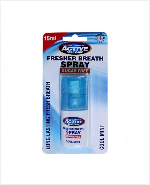 ACTIVE ORAL CARE S/F FRESHER BREATH SPRAY COOL MINT 15ML