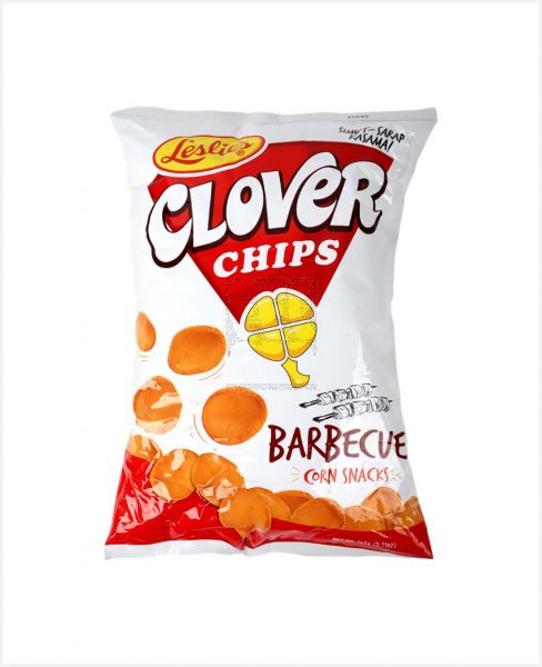 LESLIE'S CLOVER CHIPS BARBEQUE 145GM