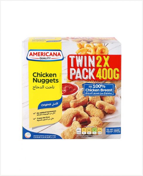 AMERICANA CHICKEN NUGGETS 400GM TWINPACK S/OFFER