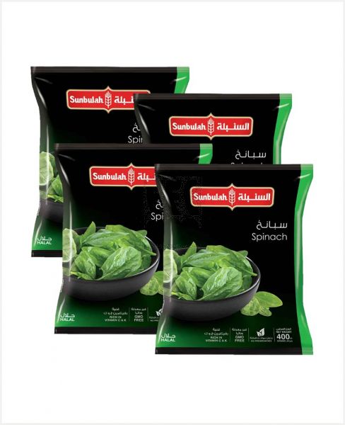 SUNBULAH SPINACH 4X400GM @S.OFFER