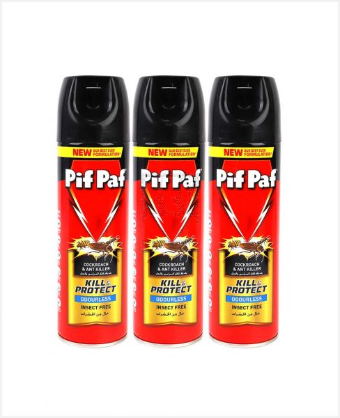PIF PAF ODOURLESS COCKROACH & ANT KILLER 300ML(2+1FREE)