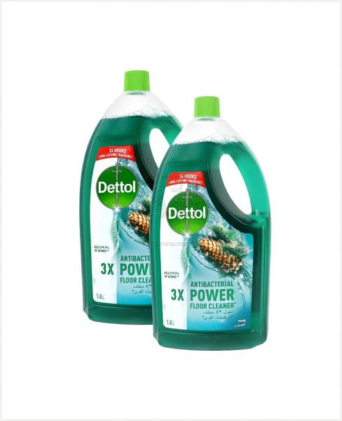 DETTOL MULTI SURFACE CLEANER PINE 2SX1.8LTR @34% OFF