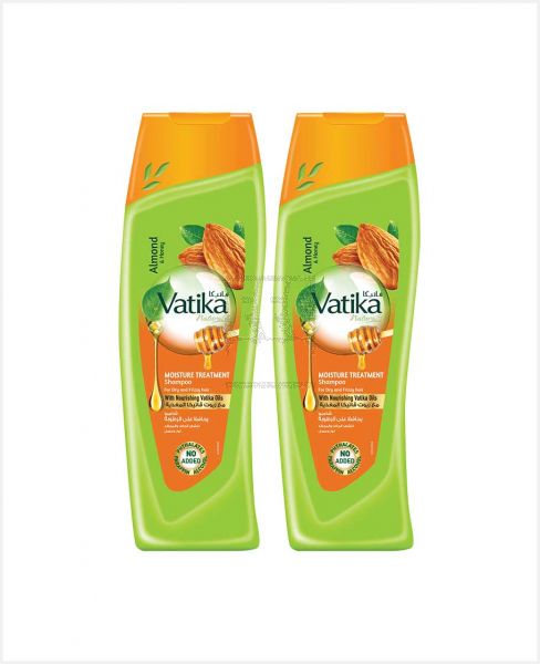 DABUR VATIKA SHAMPOO ASSORTED 400ML 2PCS 15% OFF