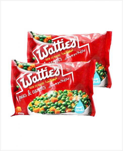 WATTIES PEAS & CARROT 450GM TWIN PACK S/OFFER