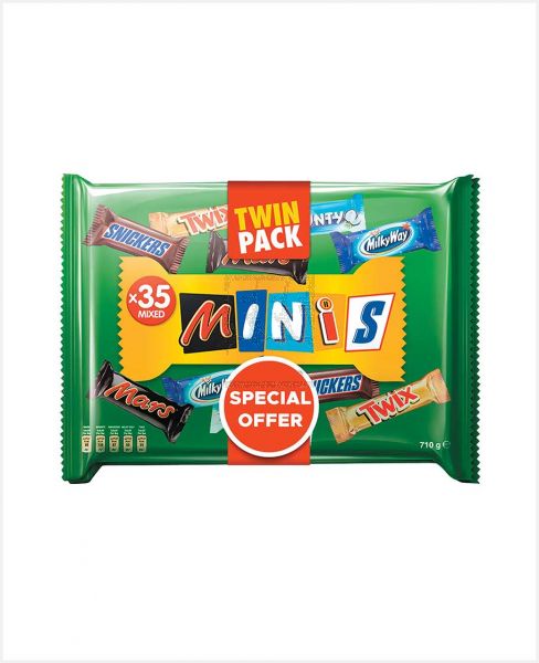 BEST OF OUR MINIS CHOCOLATE 710GM TWINPACK S/OFFER