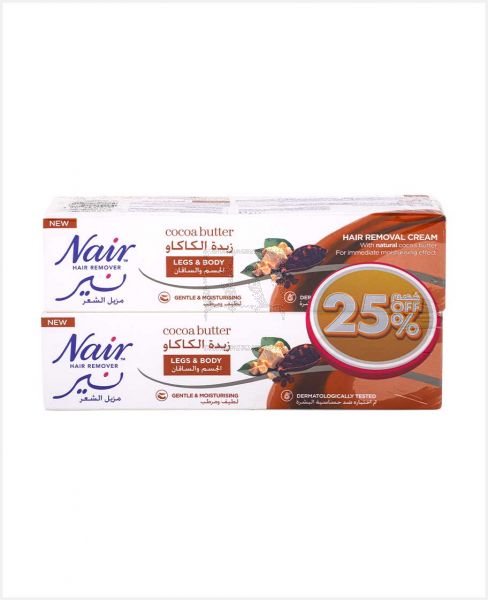 NAIR HAIR REMOVER 110MLX2PCS ASSORTED @25% OFF