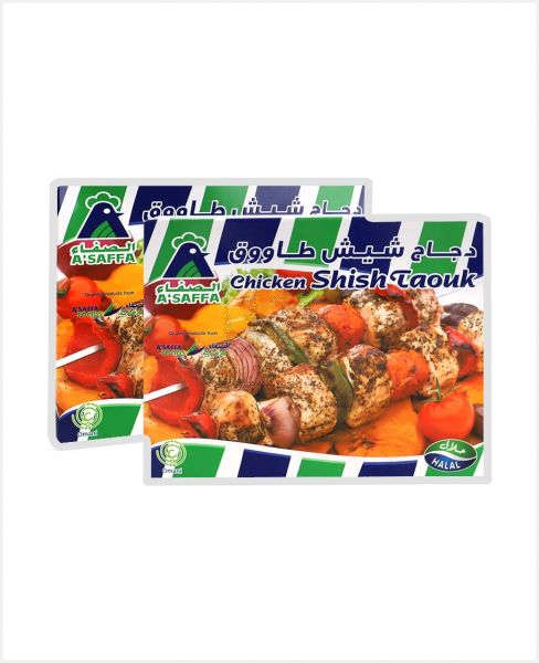 A'SAFFA CHICKEN SHISH TAOUK 240GM TWIN PACK S/OFFER