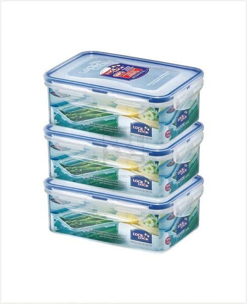 LOCKNLOCK STACKABLE AIRTIGHT CONTAINER 3'SX850ML #HPL815M